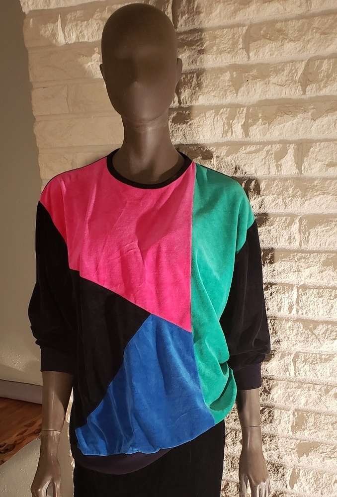 80s Velour Sweatshirt